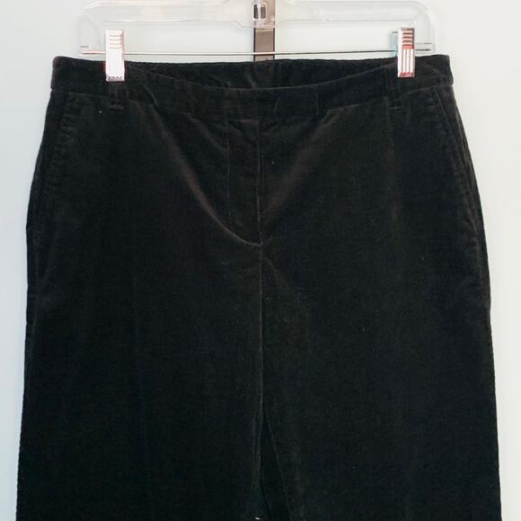 LOFT Marisa Black Corduroy Trousers Size 6 - Picture 3 of 9